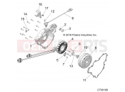 Polaris 2020 RZR RZR XP 4 TURBO S (R01) - Z20P4L92AG/AP/BG/BP/LG ENGINE | ENGINE, STATOR AND FLYWHEEL - Z20PAE92AC/BC (C700199)