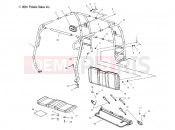 POLARIS RANGER (A10RD50AA) CAB FRAME - A10RD50AA (4970977097A03) | CAB FRAME - A10RD50AA (4970977097A03)