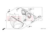 HONDA CBF600SA8 CBF600S ABS 2008 F-1 HEADLIGHT (CBF600S / SA)
