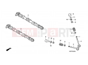 HONDA CBF600SA8 CBF600S ABS 2008 E-3 CAMSHAFT / VALVE