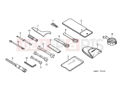 HONDA CBF600SA8 CBF600S ABS 2008 F-31 TOOLS