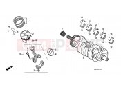 HONDA CBF600SA8 CBF600S ABS 2008 E-14-1 CRANKSHAFT / PISTON (CBF600S8 / SA8 / N8 / NA8)
