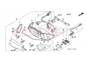 HONDA CBF600SA8 CBF600S ABS 2008 F-27 REAR COMBINATION LIGHT
