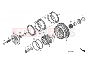 HONDA CBF600SA8 CBF600S ABS 2008 E-6-1 CLUTCH (CBF600S8 / SA8 / N8 / NA8)