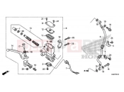 HONDA NSC110MPDH 2017 F-5-10 FRONT BRAKE MASTER CYLINDER
