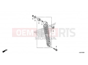 HONDA NSC110MPDH 2017 F-36 REAR CUSHION