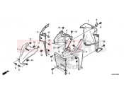HONDA NSC110MPDH 2017 F-12 FRONT COVER / INNER COVER