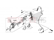 HONDA NC750DH 2017 F-12 FRONT BRAKE CALIPER