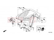 HONDA NC750DH 2017 F-10 FRONT FENDER