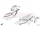 HONDA NC750DH 2017 F-24 SIDE PANEL