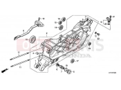 HONDA SH150ADH 2017 E-19-20 LEFT CRANKCASE