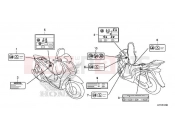 HONDA SH150ADH 2017 F-47 CAUTION LABEL