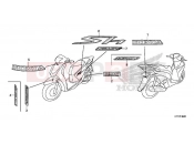 HONDA SH150ADH 2017 F-48 MARK