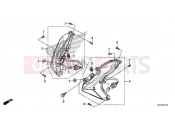 HONDA SH150ADH 2017 F-37-10 FRONT WINKER