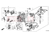HONDA SH150ADH 2017 F-41 WIRE HARNESS