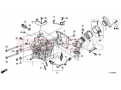 HONDA SH150ADH 2017 E-3 CYLINDER HEAD