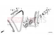 HONDA CB1100CAH CB1100 EX 2017 E-4 CAM CHAIN ​​/ TENSIONER