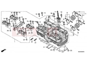 HONDA CB1100CAH CB1100 EX 2017 E-2 CYLINDER HEAD