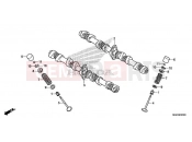 HONDA CB1100NAH CB1100 RS 2017 E-3 CAMSHAFT / VALVE