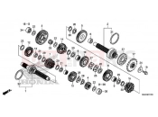 HONDA CB1100NAH CB1100 RS 2017 E-17 TRANSMISSION