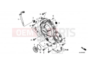 HONDA CB500XAH CB500X ABS 2017 E-6 RIGHT CRANKCASE COVER