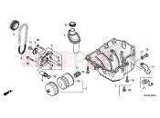 HONDA CB500XAH CB500X ABS 2017 E-14 OIL PAN / OIL PUMP