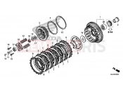 HONDA CB500XAH CB500X ABS 2017 E-8 CLUTCH