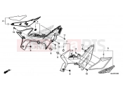 HONDA CB500XAH CB500X ABS 2017 F-24 SIDE COVER