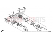 HONDA CB500XAH CB500X ABS 2017 E-13 STARTER MOTOR