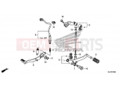 HONDA CB500XAH CB500X ABS 2017 F-29 PEDAL
