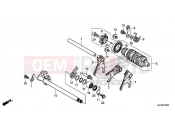 HONDA CB500XAH CB500X ABS 2017 E-19 GEARSHIFT DRUM