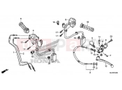 HONDA CB500XAH CB500X ABS 2017 F-4 HANDLE LEVER / SWITCH / CABLE