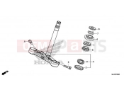 HONDA CB500XAH CB500X ABS 2017 F-9 STEERING STEM