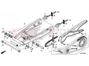 HONDA CB500XAH CB500X ABS 2017 F-32 SWINGARM
