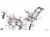 HONDA CB500XAH CB500X ABS 2017 F-39 FRAME BODY