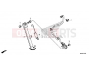 HONDA CB500XAH CB500X ABS 2017 F-31 SIDE STAND