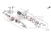 HONDA CBR1000RAH 2017 E-13 STARTER MOTOR