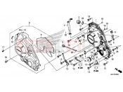 HONDA CBR1000RAH 2017 E-6 RIGHT CRANKCASE COVER