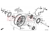 HONDA CBR1000S1H 2017 F-19 REAR WHEEL