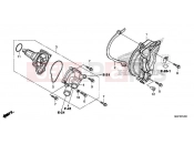 HONDA CBR1000S1H 2017 E-12 WATER PUMP