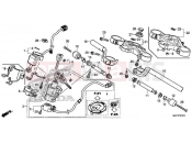 HONDA CBR1000S1H 2017 F-7 HANDLE PIPE / TOP BRIDGE