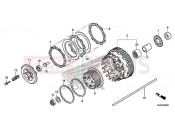 HONDA VFR800FH VFR800F 2017 E-8 CLUTCH