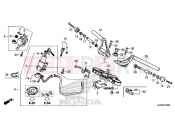 HONDA VFR800FH VFR800F 2017 F-7 HANDLE PIPE/TOP BRIDGE
