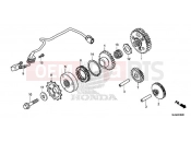 HONDA VFR800FH VFR800F 2017 E-9 STARTING CLUTCH