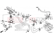 HONDA VFR800FH VFR800F 2017 E-12-10 WATER PIPE
