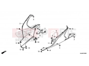 HONDA VFR800FH VFR800F 2017 F-46 LOWER COWL