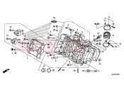 HONDA VFR800FH VFR800F 2017 E-2 CYLINDER HEAD (FRONT)