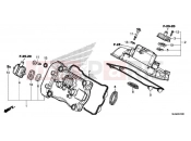 HONDA VFR800FH VFR800F 2017 E-1 CYLINDER HEAD COVER