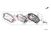 HONDA CB500FAJ CB500F ABS 2018 METER
