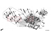 HONDA CB500FAJ CB500F ABS 2018 CYLINDER HEAD